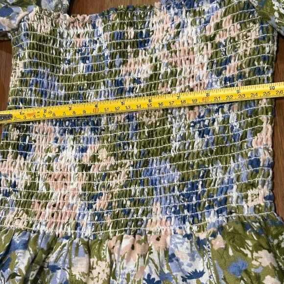 Reformation Greyson Hillside Floral 100% Linen Dress Size XS - Picture 8 of 12